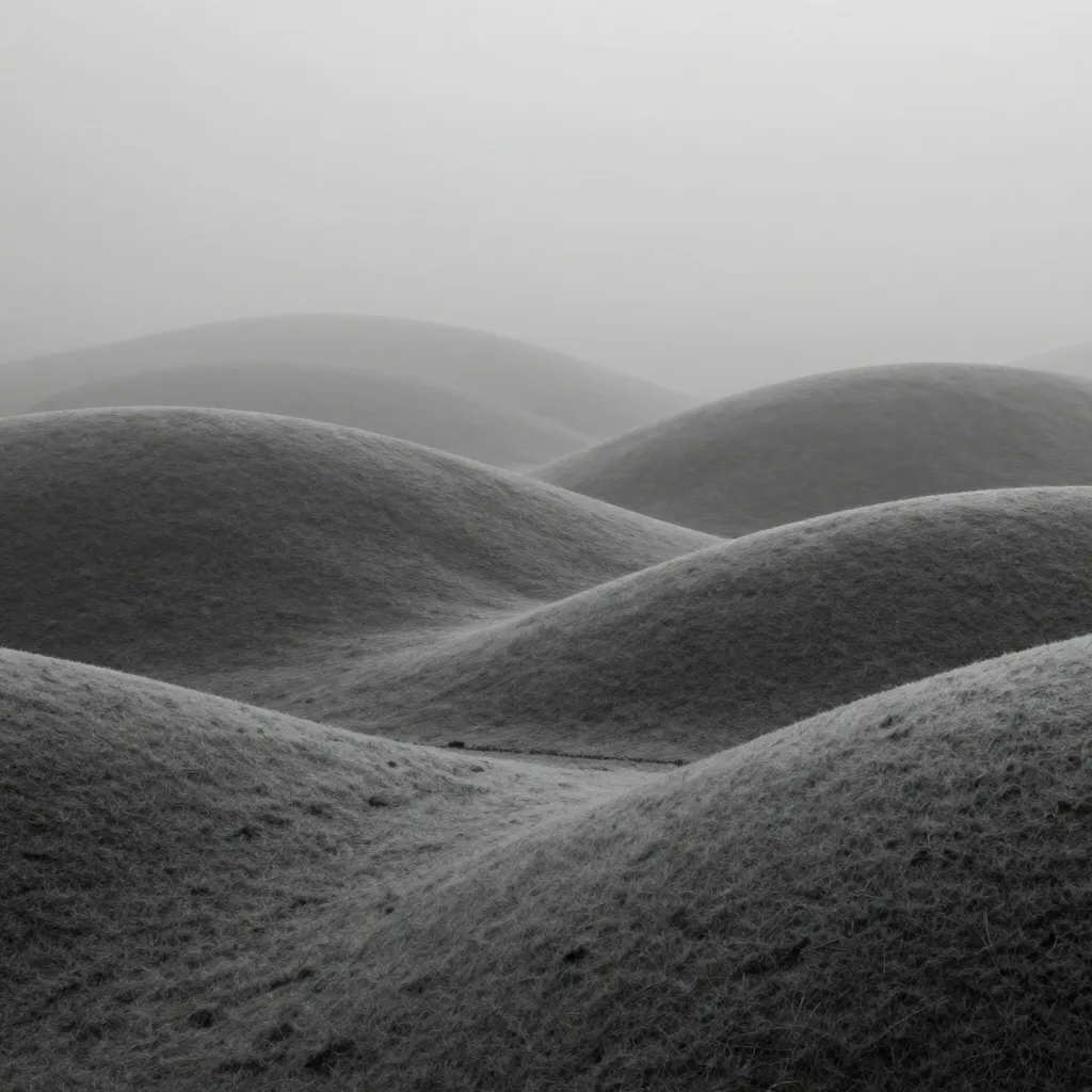 Pastoral hills landscape
