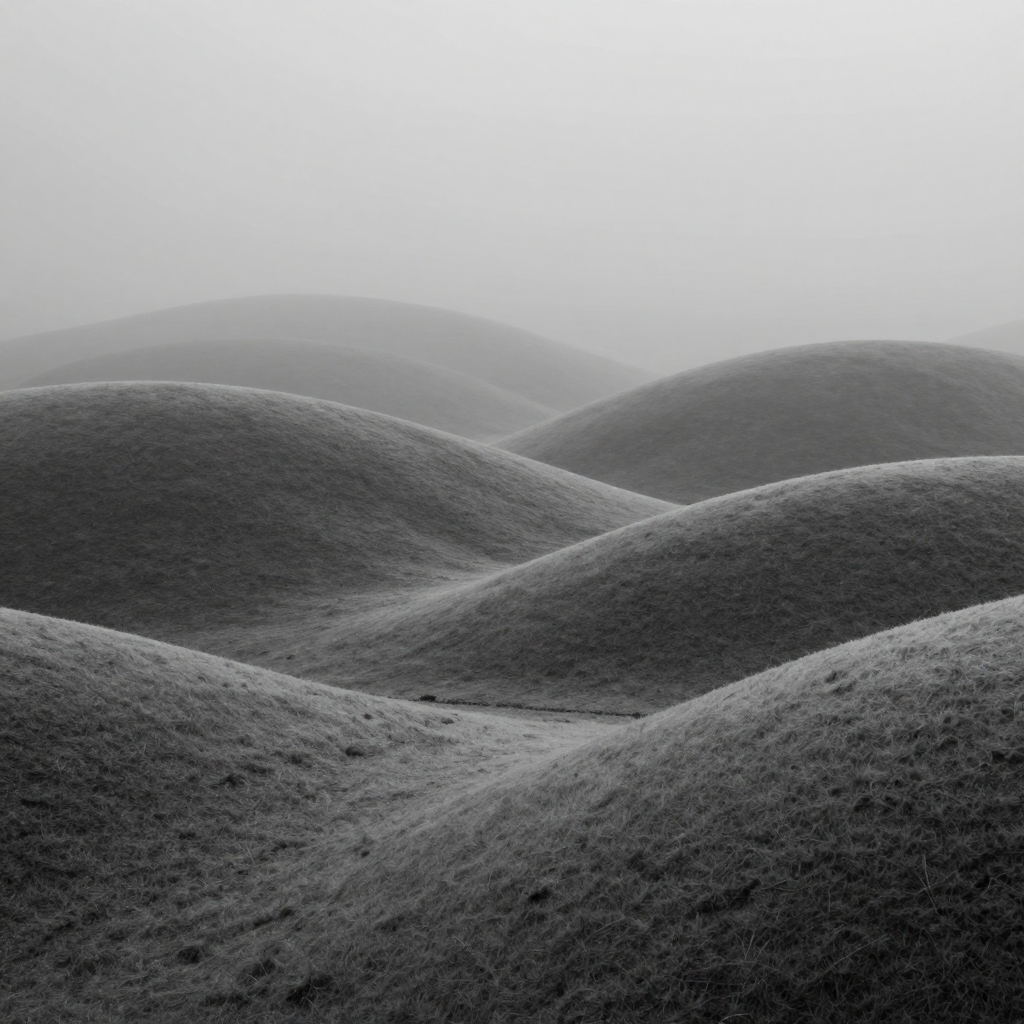 Pastoral hills landscape